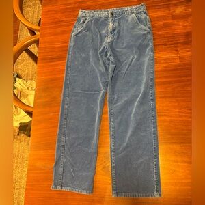 Lazy Oaf  Blue Corduroy Pants Size 32
